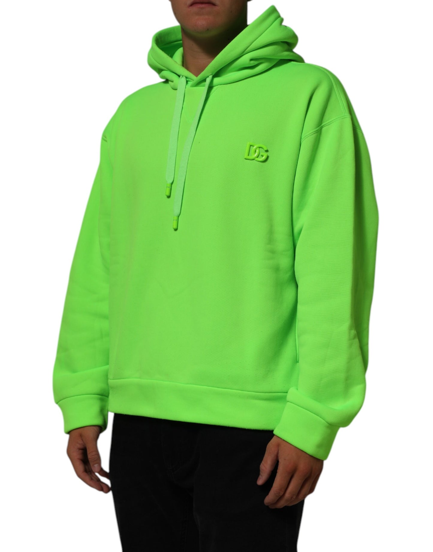 Dolce &amp; Gabbana Grün DG Logo Herren Kapuzenpullover