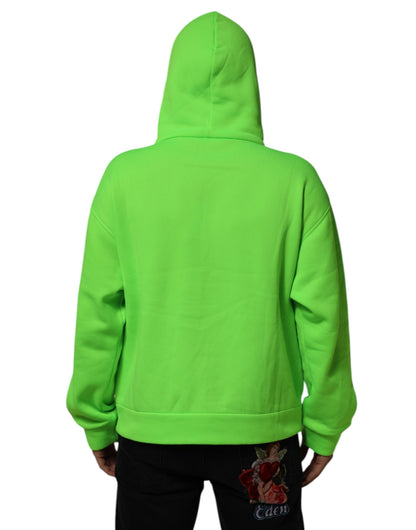 Dolce &amp; Gabbana Grün DG Logo Herren Kapuzenpullover