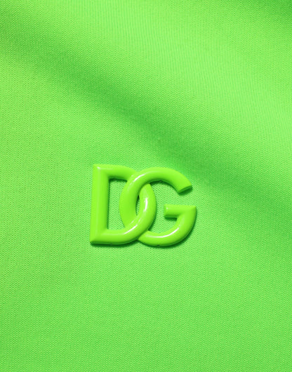 Dolce &amp; Gabbana Grün DG Logo Herren Kapuzenpullover