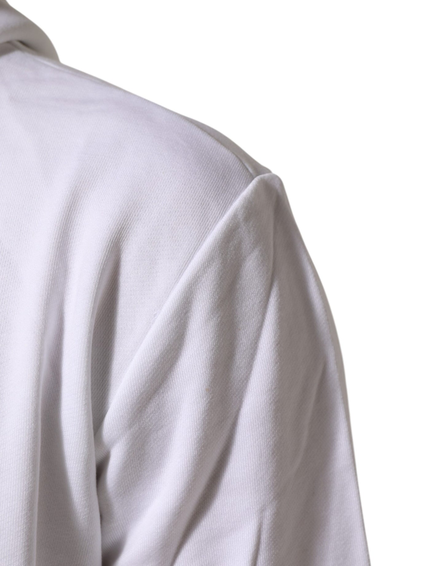 Dolce &amp; Gabbana – Weißes Sweatshirt mit Kapuze „Sacred Heart“