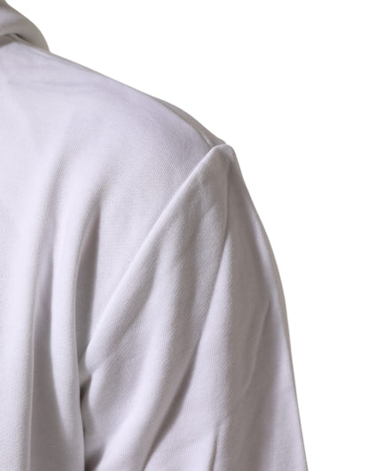 Dolce &amp; Gabbana – Weißes Sweatshirt mit Kapuze „Sacred Heart“