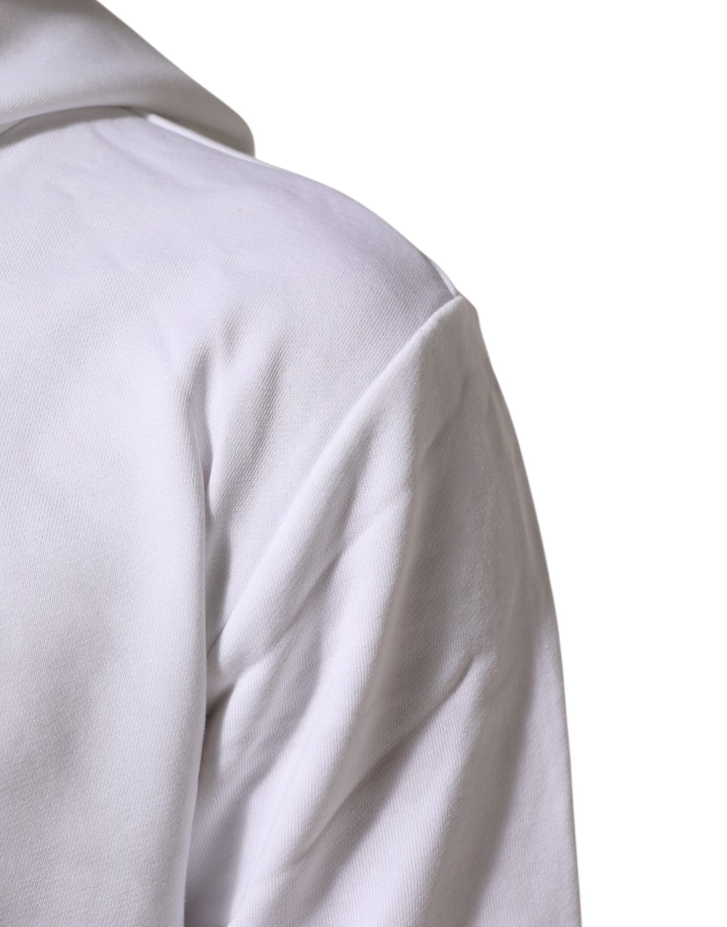 Dolce &amp; Gabbana – Weißes Sweatshirt mit Kapuze „Sacred Heart“