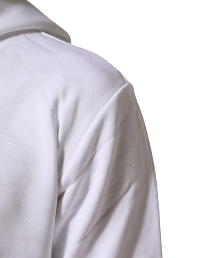 Dolce &amp; Gabbana – Weißes Sweatshirt mit Kapuze „Sacred Heart“