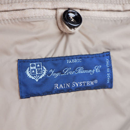 Beige Wolljacken &amp; -mäntel Made in Italy