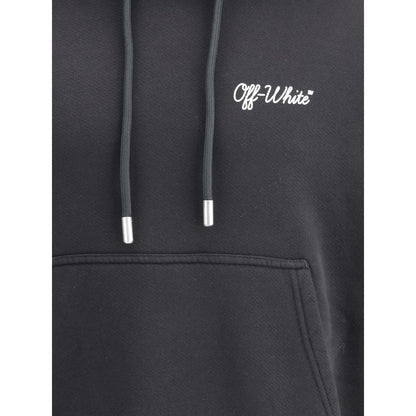 Schwarzes Baumwoll-Sweatshirt von Off-White