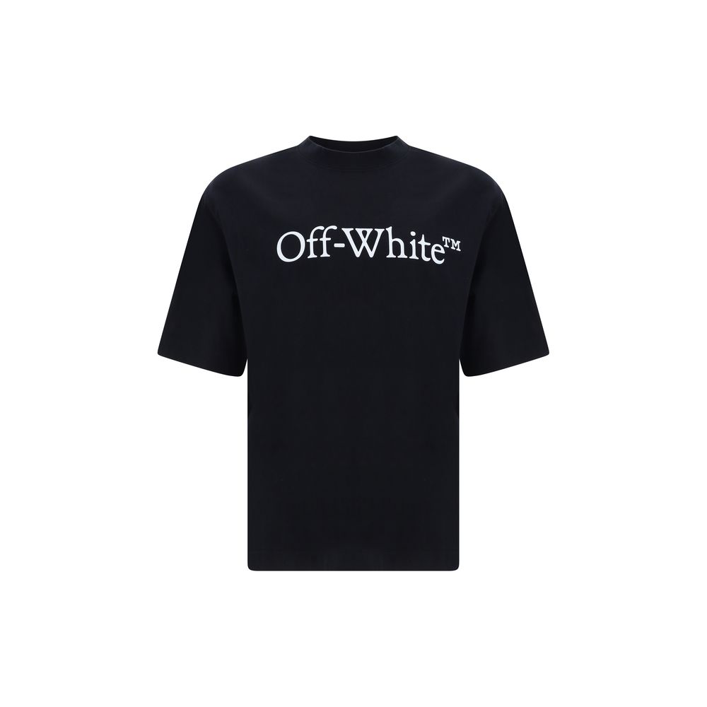 Schwarzes Baumwoll-T-Shirt von Off-White