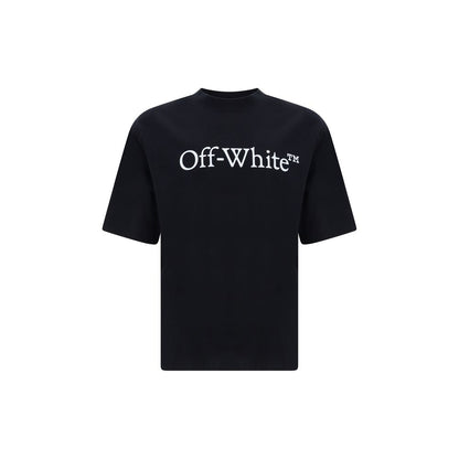 Schwarzes Baumwoll-T-Shirt von Off-White