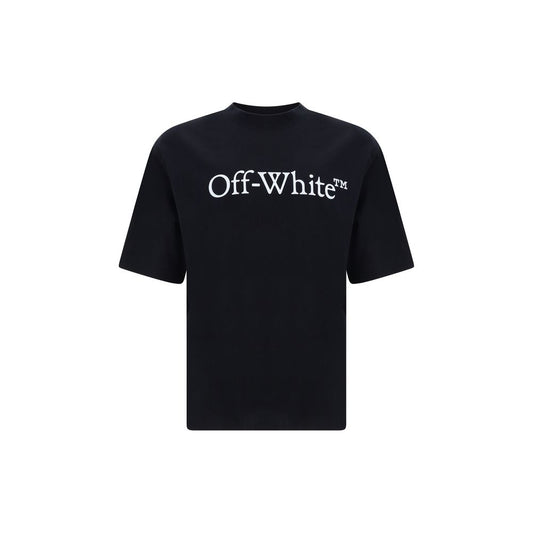 Schwarzes Baumwoll-T-Shirt von Off-White