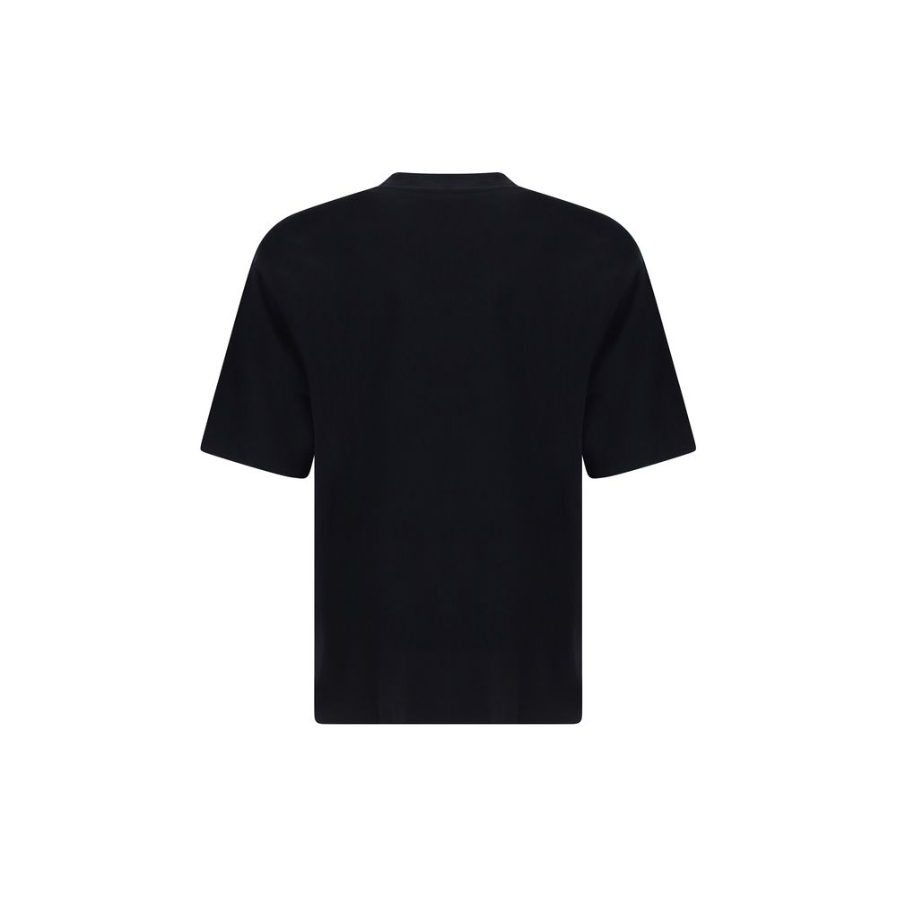 Schwarzes Baumwoll-T-Shirt von Off-White