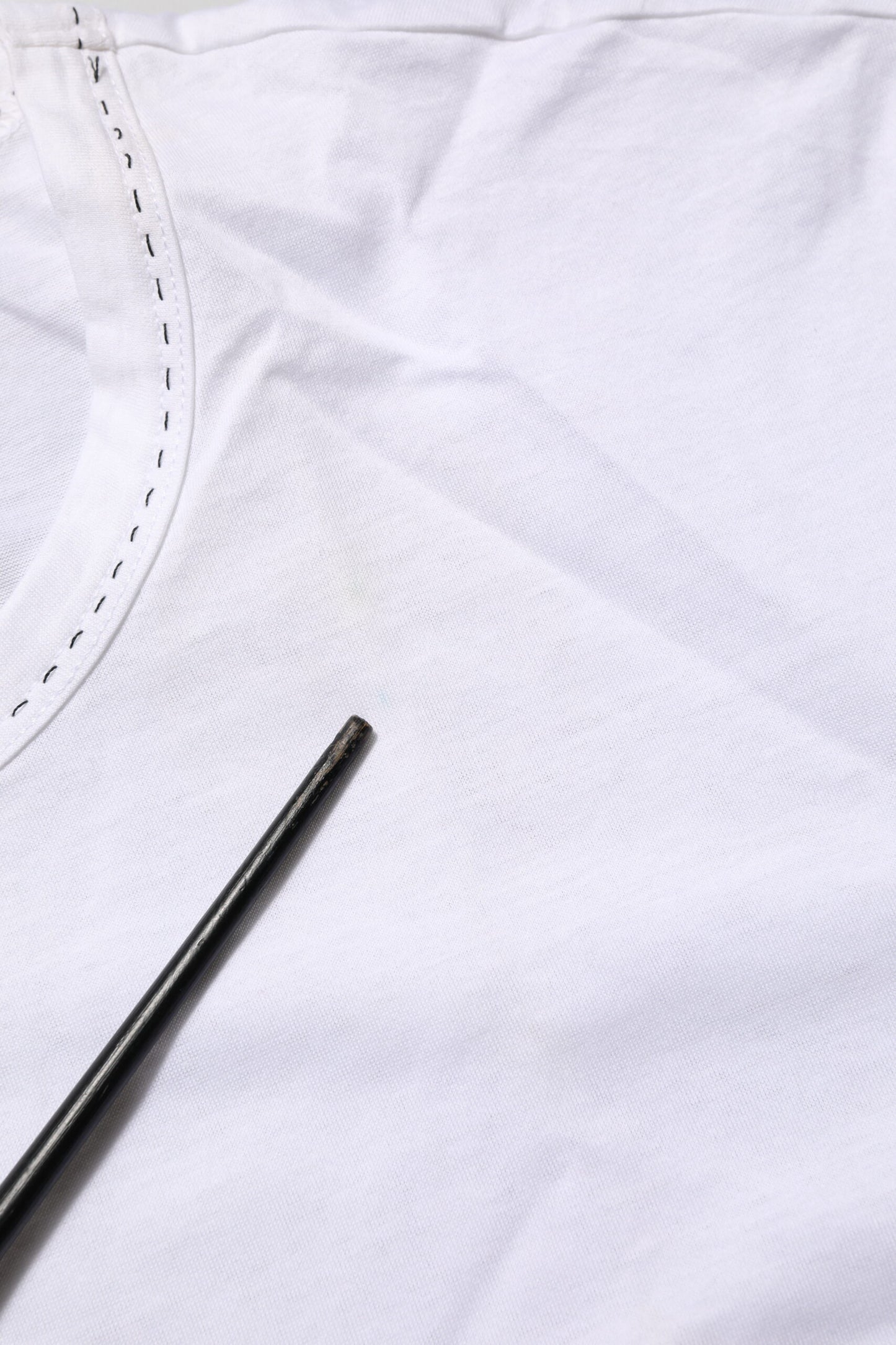 Dolce &amp; Gabbana – Weißes Unterwäsche-T-Shirt aus Baumwolle mit Rundhalsausschnitt