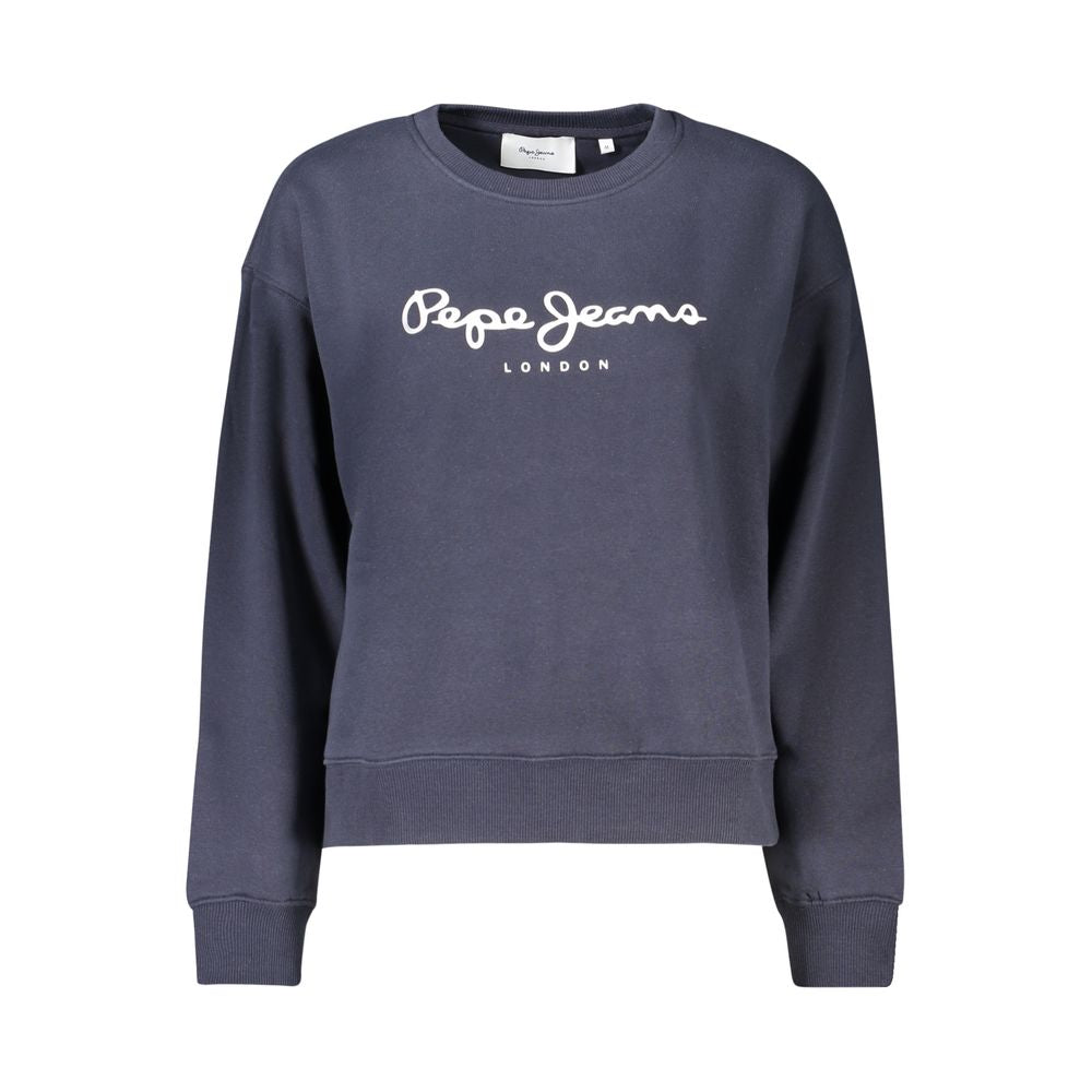Pepe Jeans – Blaues Baumwoll-Sweatshirt