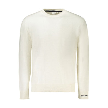Weißer Baumwollpullover von Pepe Jeans