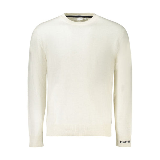 Weißer Baumwollpullover von Pepe Jeans