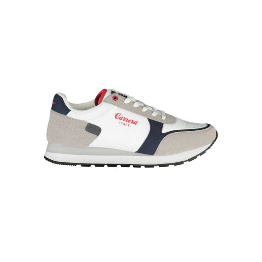 Carrera – Weißer Polyester-Sneaker