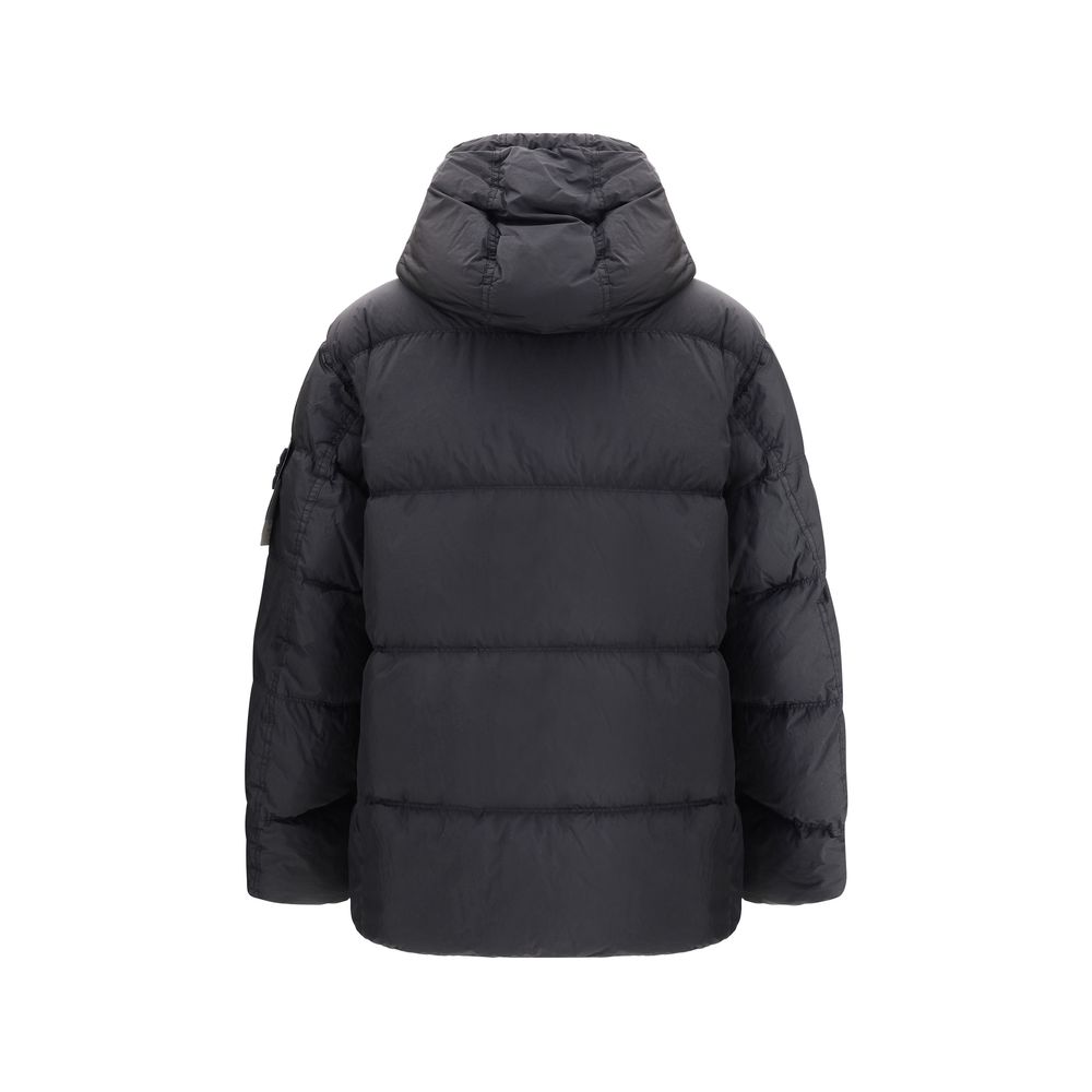 Stone Island Daunenjacke mit Kapuze