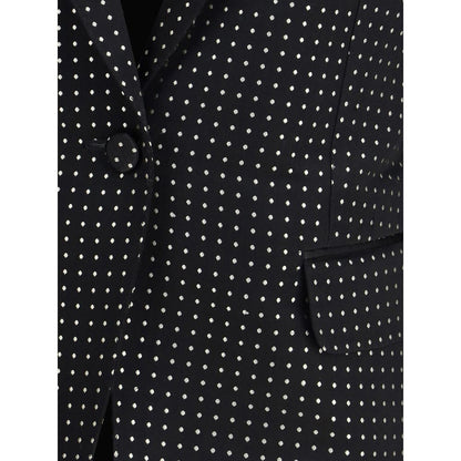 Tom Ford Schwarzer Seidenmantel