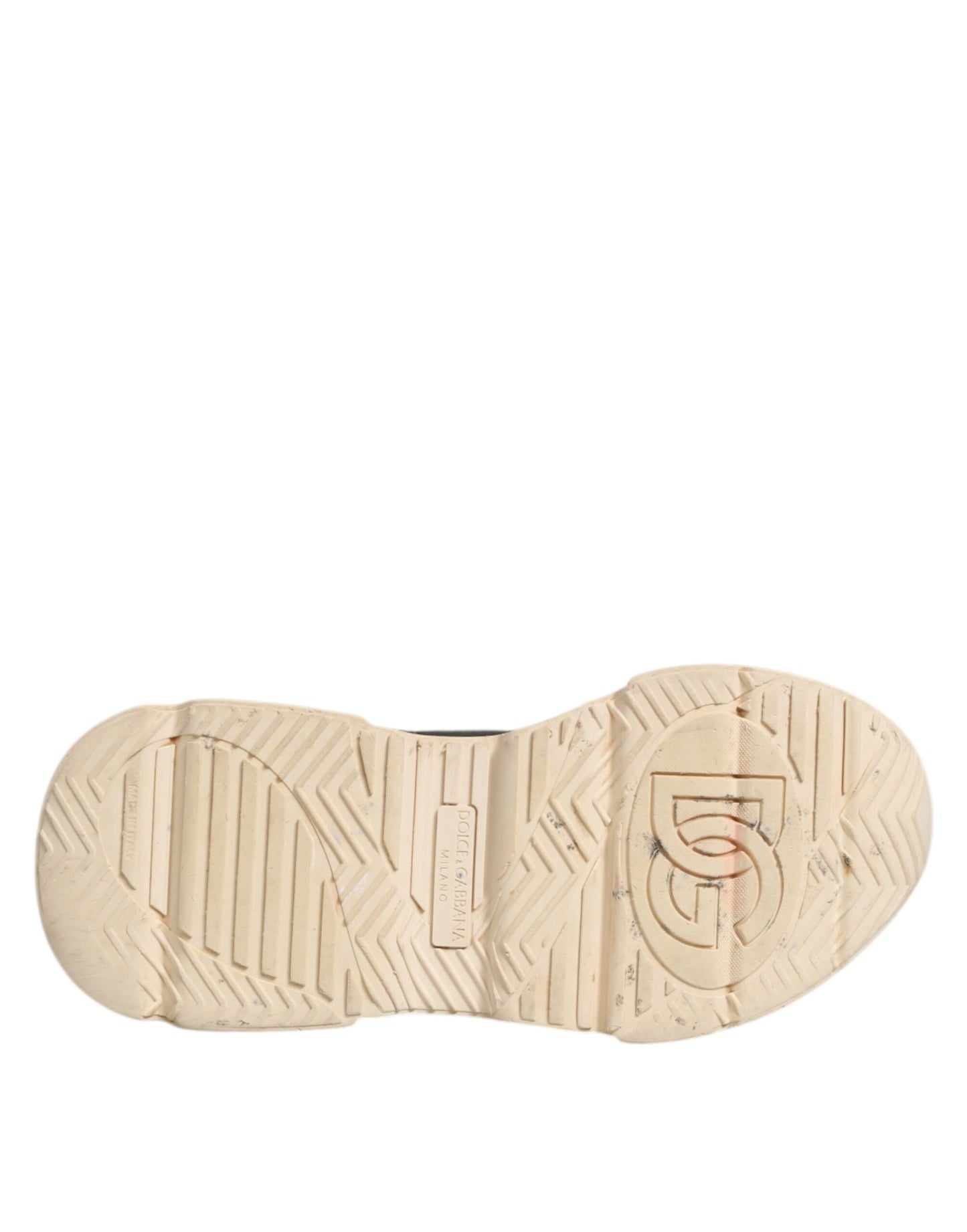 Dolce &amp; Gabbana Weiß Schwarz Daymaster Low Top Sneakers Schuhe