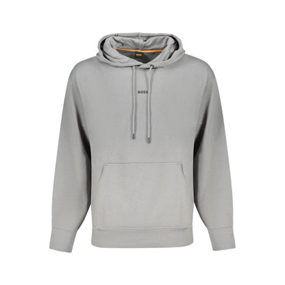 Hugo Boss Grauer Baumwollpullover für Herren