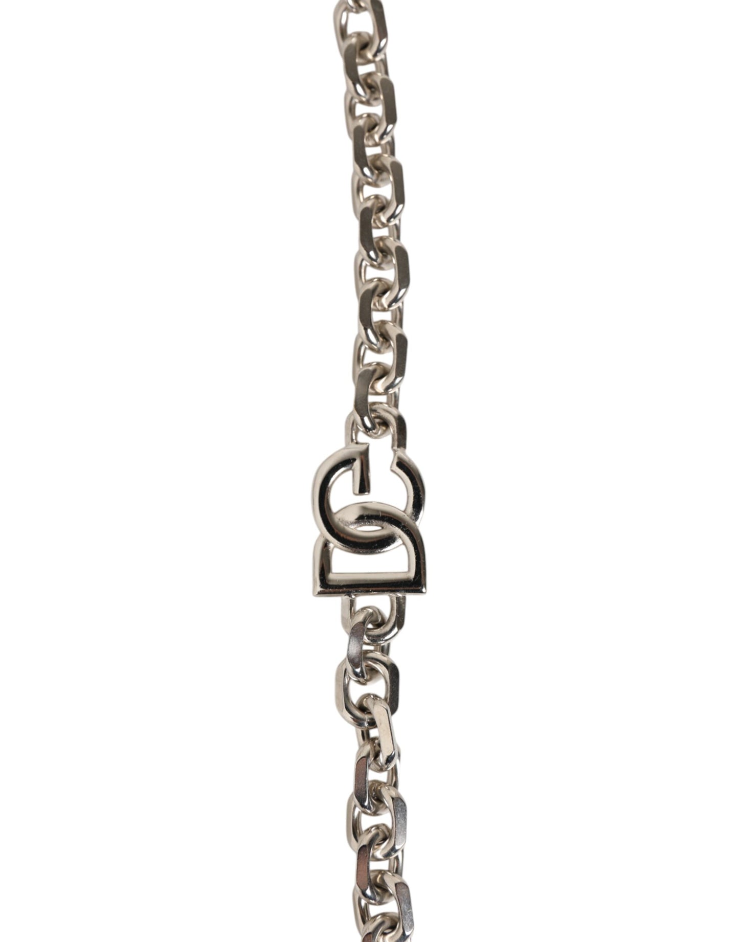 Dolce &amp; Gabbana Schwarzes Leder Perlenkette Tasche Zubehör Schultergurt