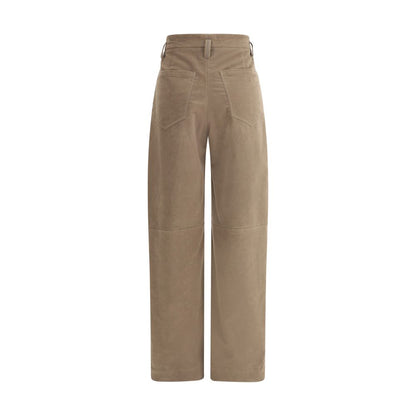 Brunello Cucinelli Braune Freizeithose aus Baumwolle