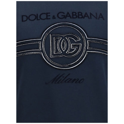 Blaues Baumwoll-Sweatshirt von Dolce &amp; Gabbana