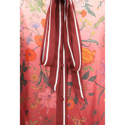 Gucci Seidenhemd mit Blumenmuster