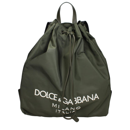 Dolce &amp; Gabbana Grüne Nylon-Rucksäcke