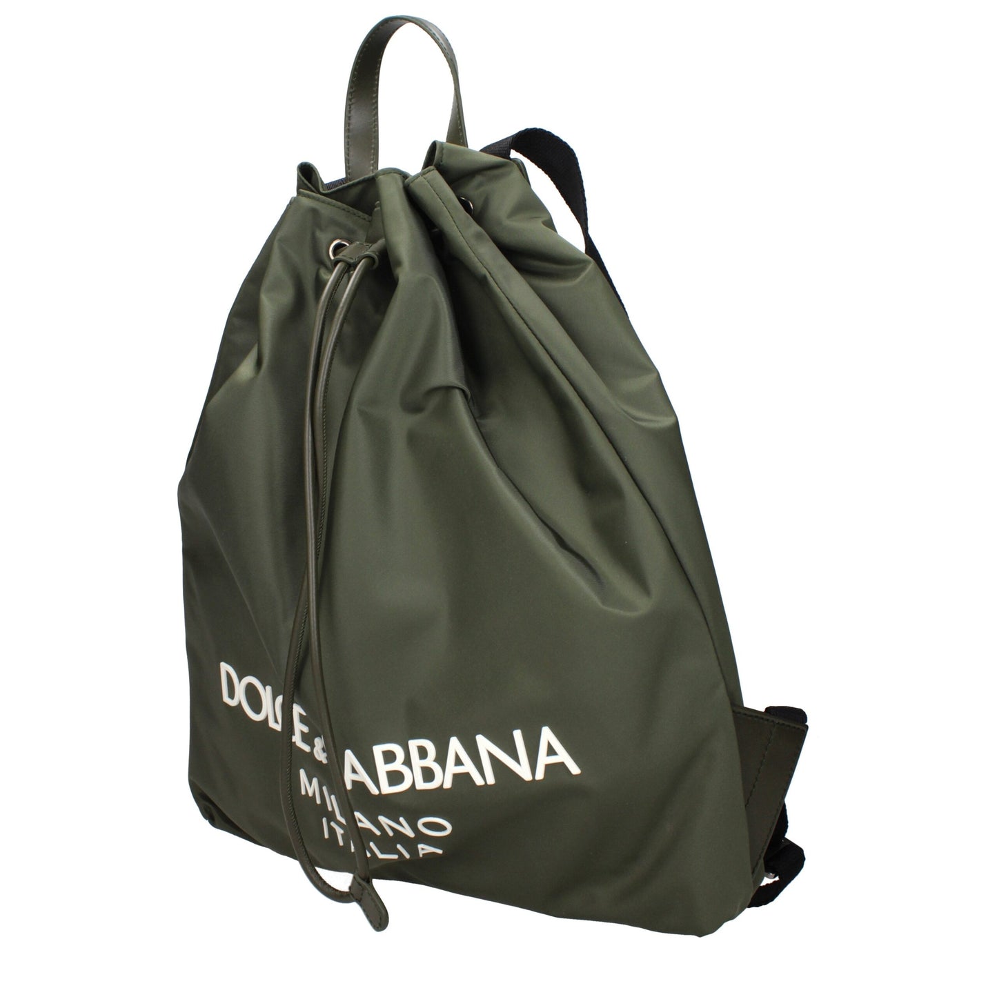 Dolce &amp; Gabbana Grüne Nylon-Rucksäcke