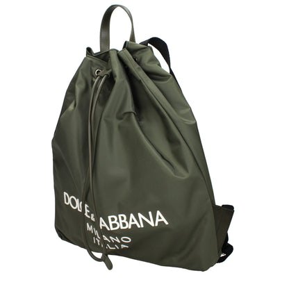 Dolce &amp; Gabbana Grüne Nylon-Rucksäcke