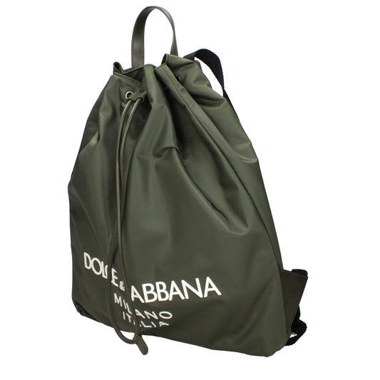Dolce &amp; Gabbana Grüne Nylon-Rucksäcke
