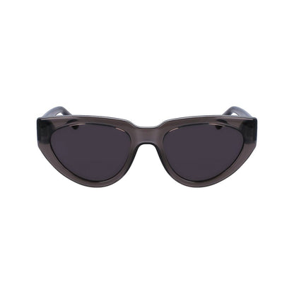 Karl Lagerfeld – Graue Sonnenbrille mit Spritzguss