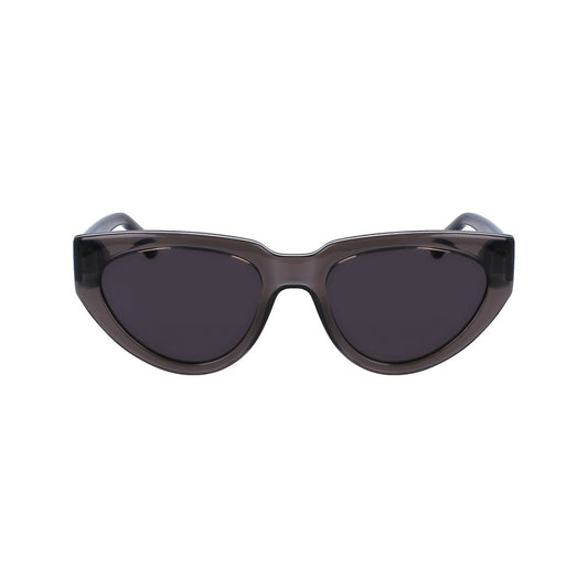 Karl Lagerfeld – Graue Sonnenbrille mit Spritzguss