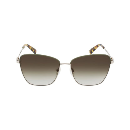 Longchamp Sonnenbrille aus goldenem Metall