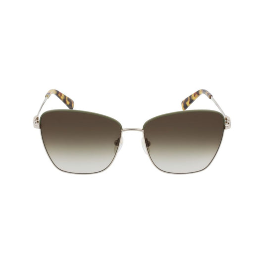 Longchamp Sonnenbrille aus goldenem Metall