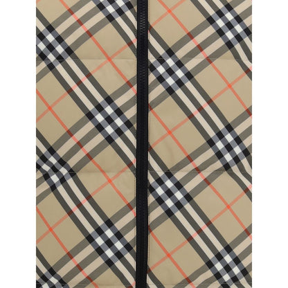Schwarze ärmellose Jacke aus Polyester von Burberry