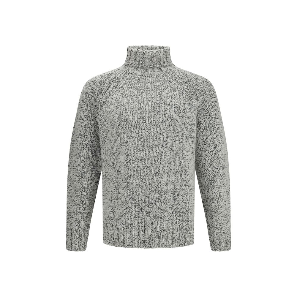ZEGNA Kaschmir-Rollkragenpullover in Weiß
