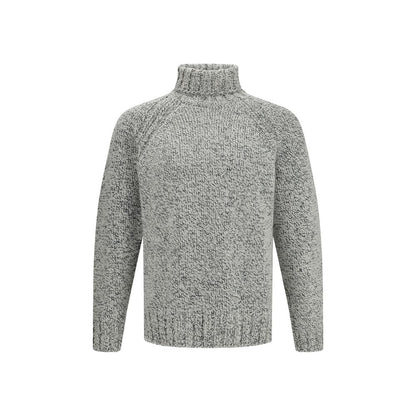 ZEGNA Kaschmir-Rollkragenpullover in Weiß