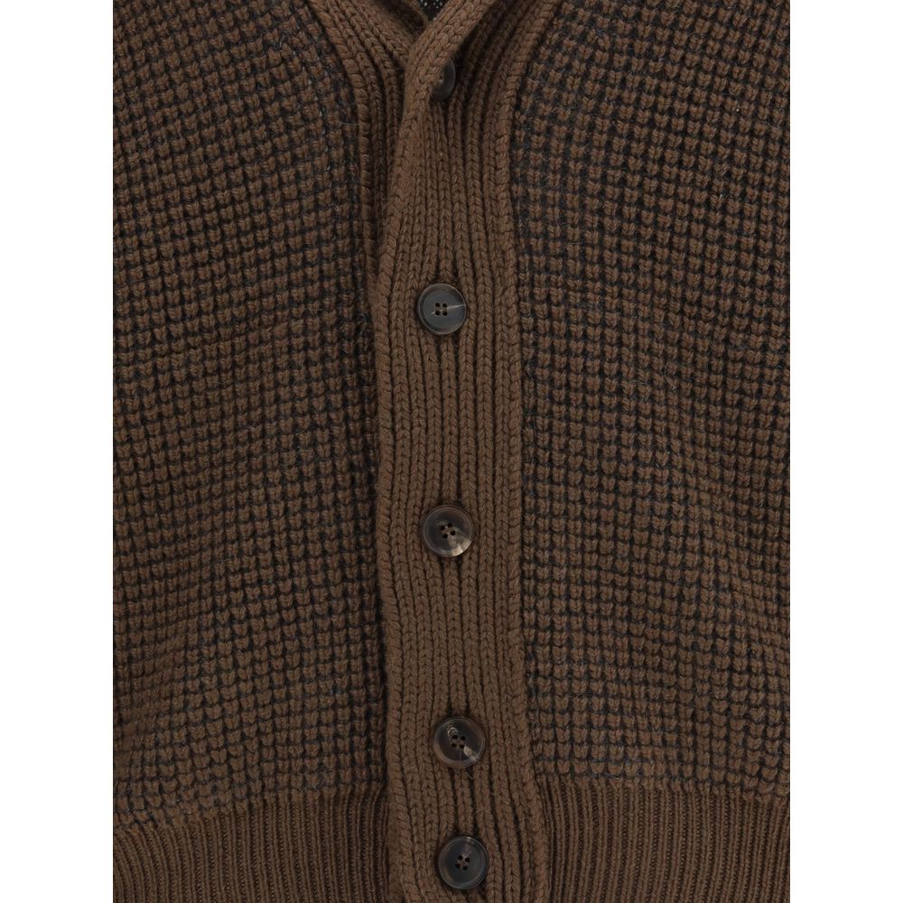 ZEGNA Kaschmircardigan in Braun