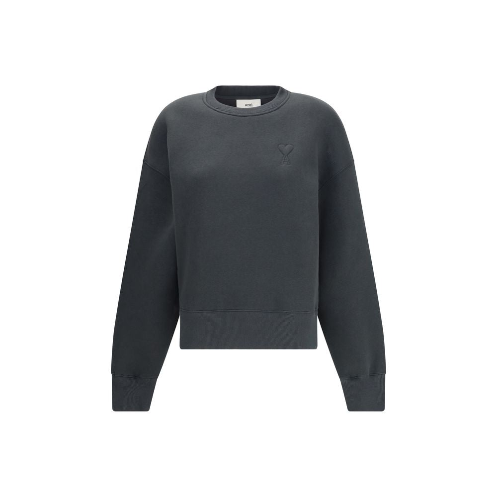 Graues Baumwoll-Sweatshirt von Ami Paris
