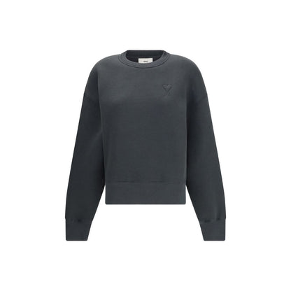 Graues Baumwoll-Sweatshirt von Ami Paris