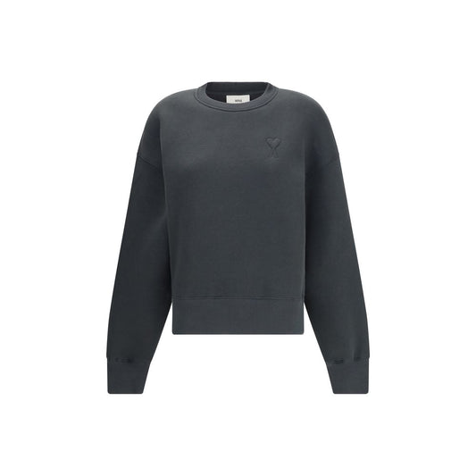 Graues Baumwoll-Sweatshirt von Ami Paris
