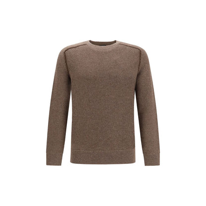 ZEGNA Brauner Kaschmir-Pullover aus Kaschmir