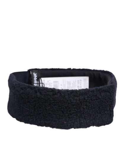 Dolce &amp; Gabbana Schwarzes Baumwoll-Stirnband Fischermütze Einheitsgröße Herrenhut