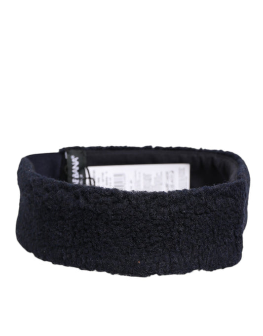 Dolce &amp; Gabbana Schwarzes Baumwoll-Stirnband Fischermütze Einheitsgröße Herrenhut