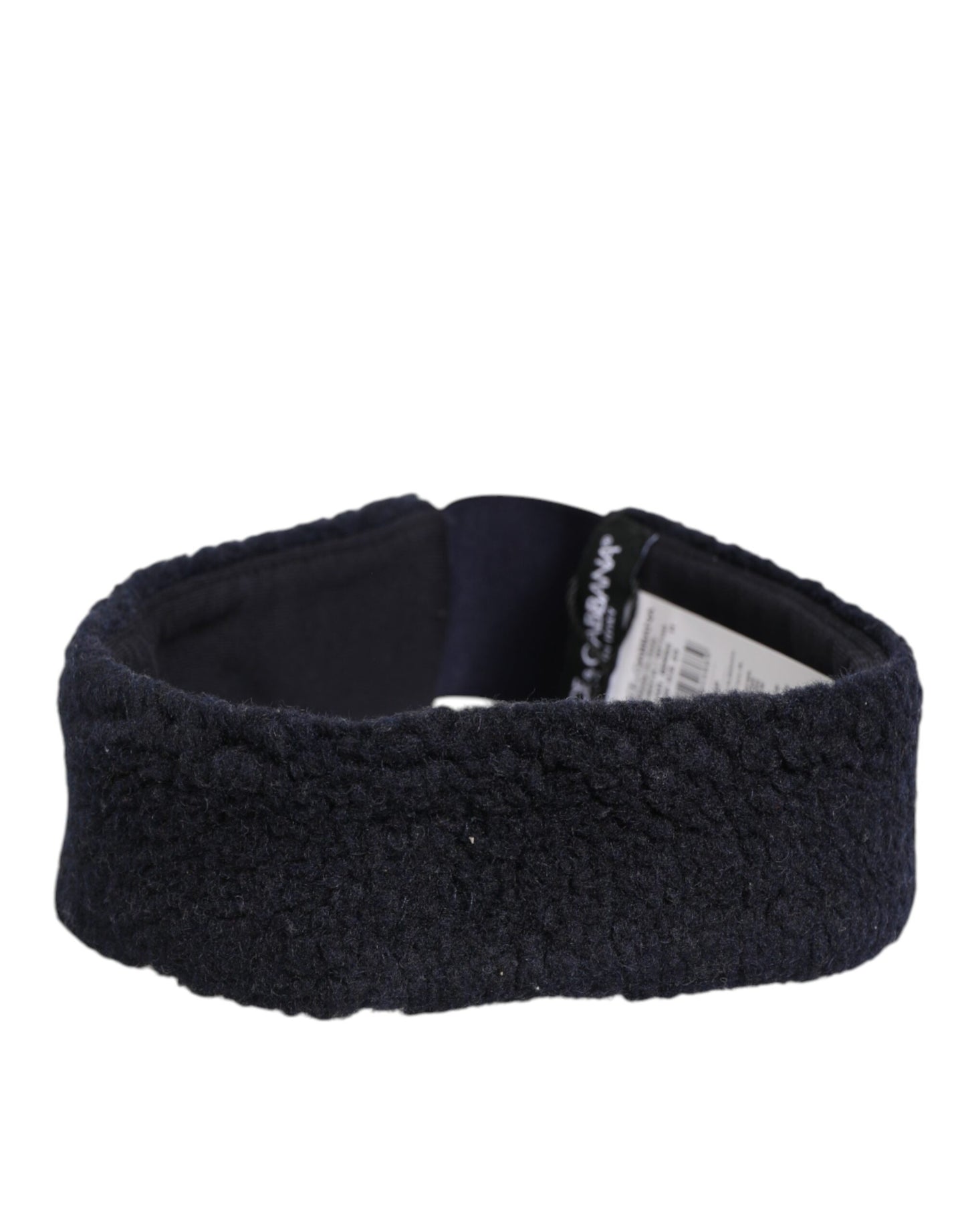 Dolce &amp; Gabbana Schwarzes Baumwoll-Stirnband Fischermütze Einheitsgröße Herrenhut