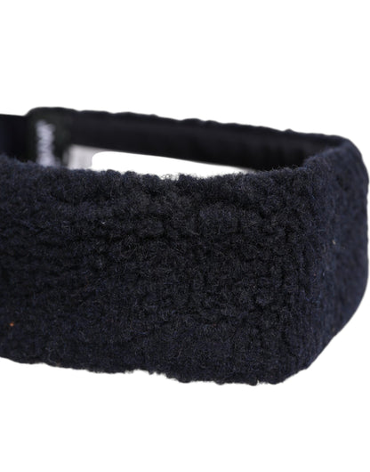 Dolce &amp; Gabbana Schwarzes Baumwoll-Stirnband Fischermütze Einheitsgröße Herrenhut