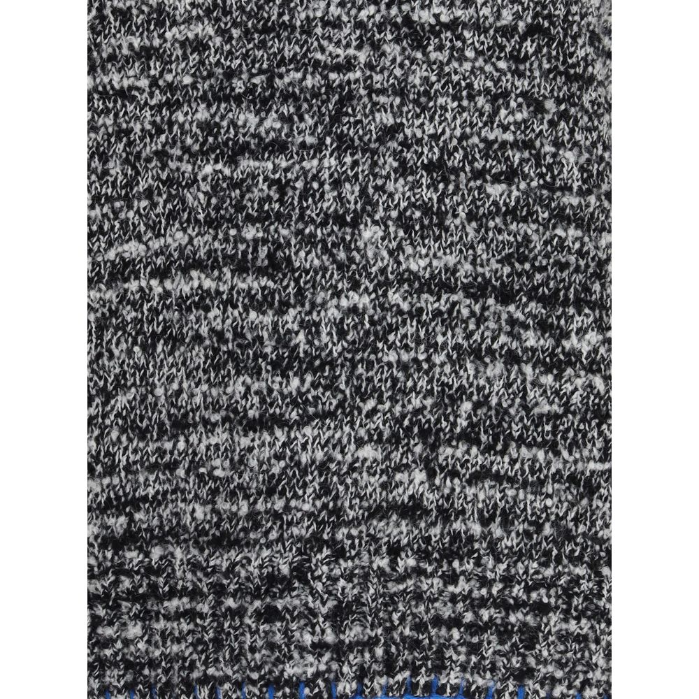 Sonnenblumen-graues Sweatshirt aus recyceltem Polyamid