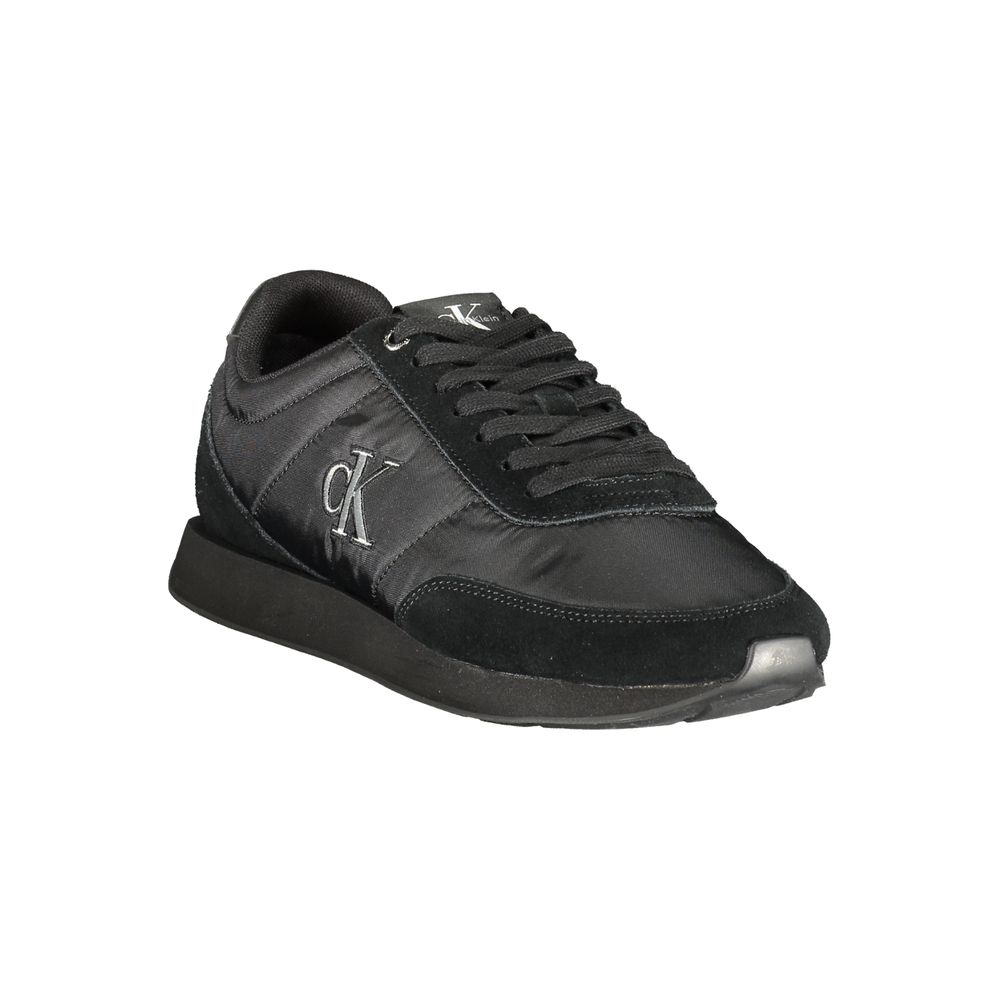 Calvin Klein Herren-Sneaker aus Polyester, Schwarz