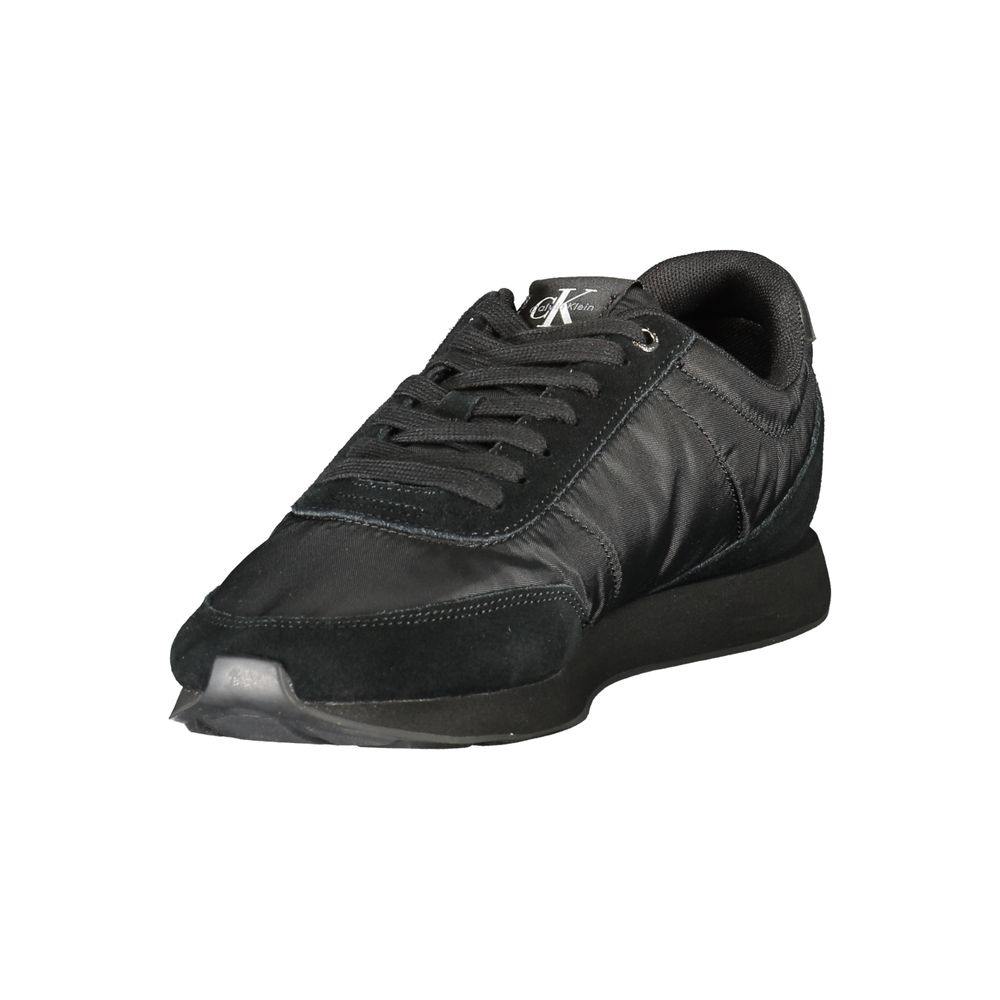 Calvin Klein Herren-Sneaker aus Polyester, Schwarz