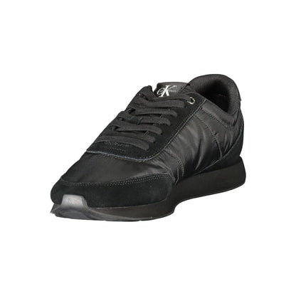 Calvin Klein Herren-Sneaker aus Polyester, Schwarz